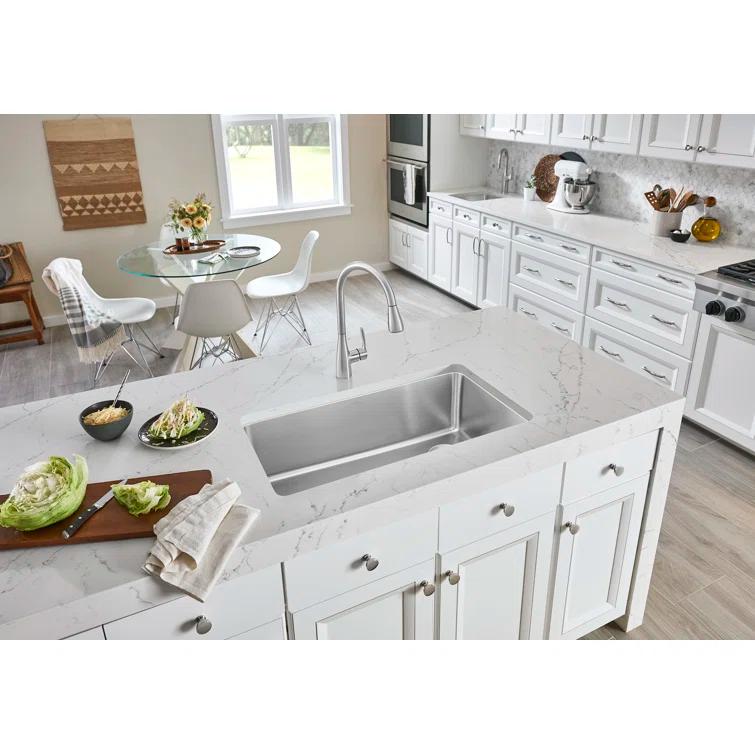 Blanco 442763 Formera 33" L x 18'' W Single Bowl Stainless Steel Undermount Kitchen Sink