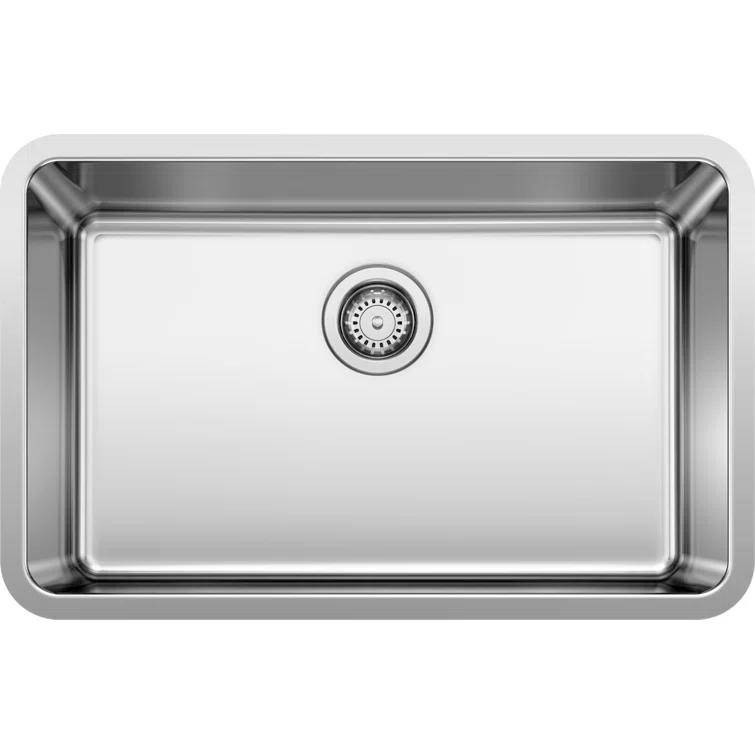 Blanco 442765 Formera 28" L x 18'' W Single Bowl Stainless Steel Undermount Kitchen Sink