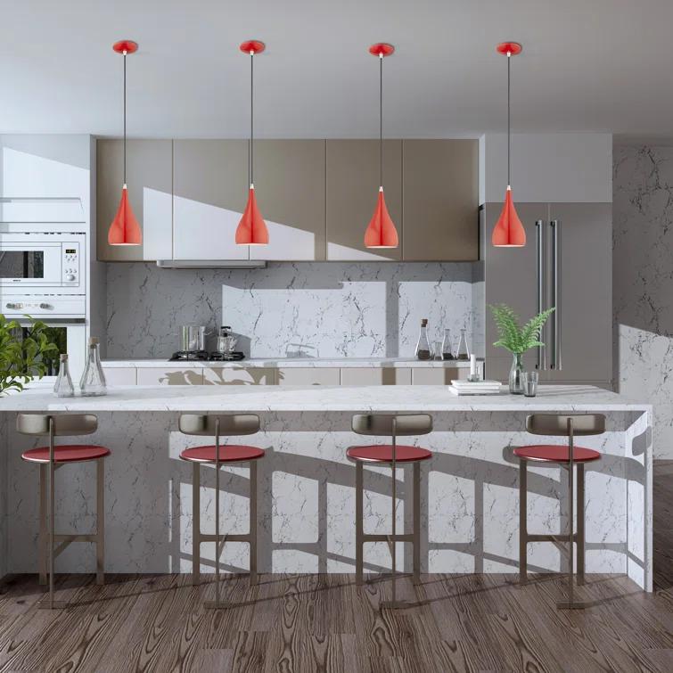 Schultz Single Light Metal Dimmable Pendant