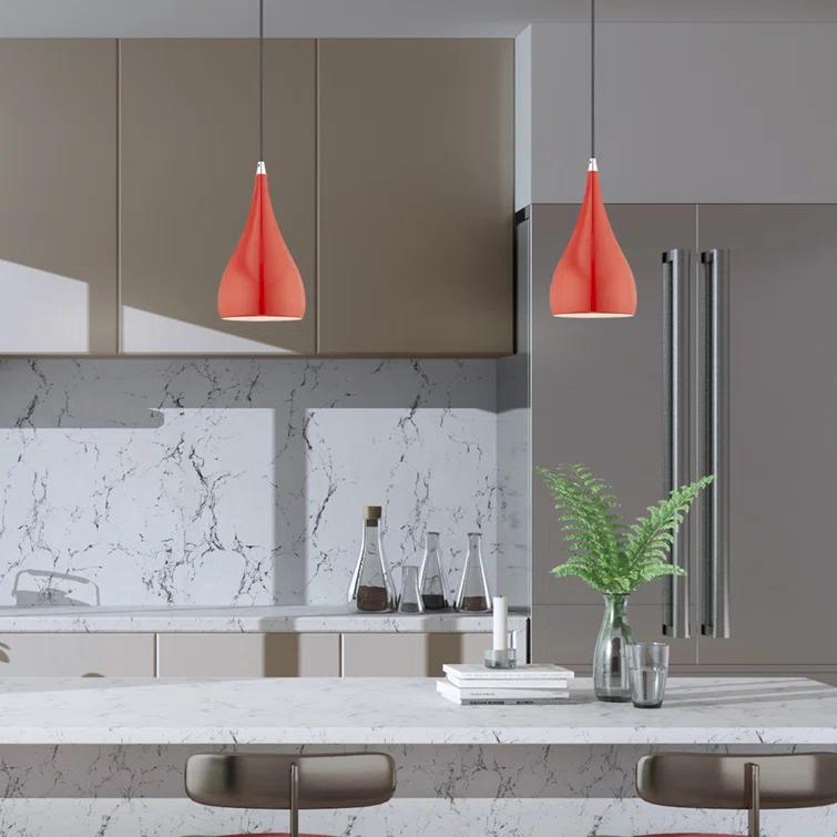 Schultz Single Light Metal Dimmable Pendant
