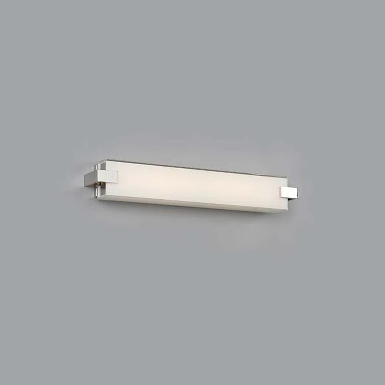 WAC Lighting Bliss 28" LED 2700K Aluminum Bathroom Vanity/Wall Light in Nickel