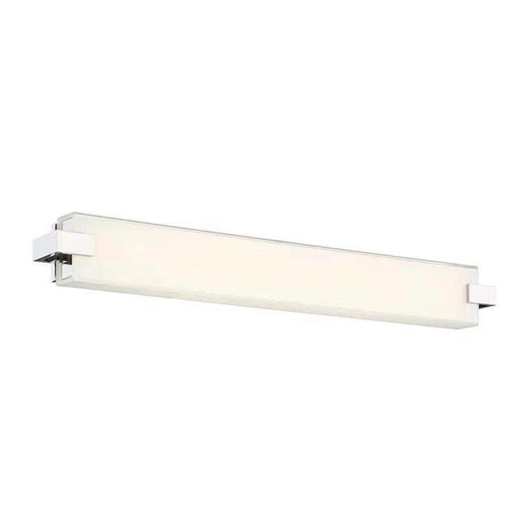 WAC Lighting Bliss 28" LED 2700K Aluminum Bathroom Vanity/Wall Light in Nickel