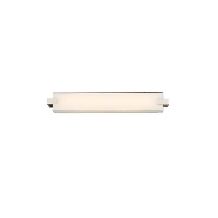 WAC Lighting Bliss 28" LED 2700K Aluminum Bathroom Vanity/Wall Light in Nickel