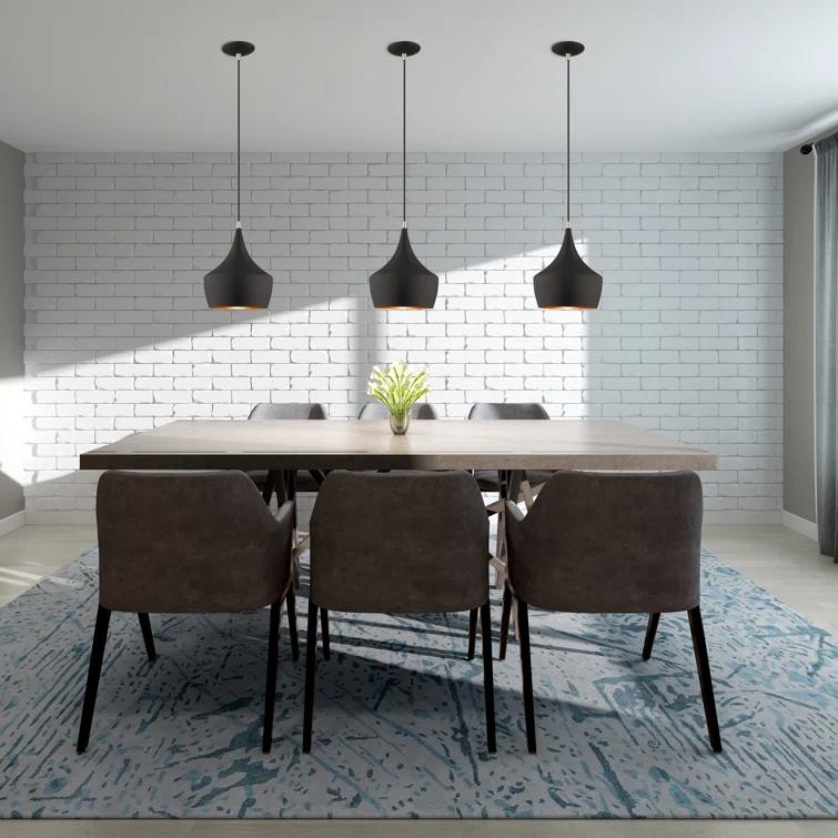 Schultz Single Light Metal Dimmable Pendant