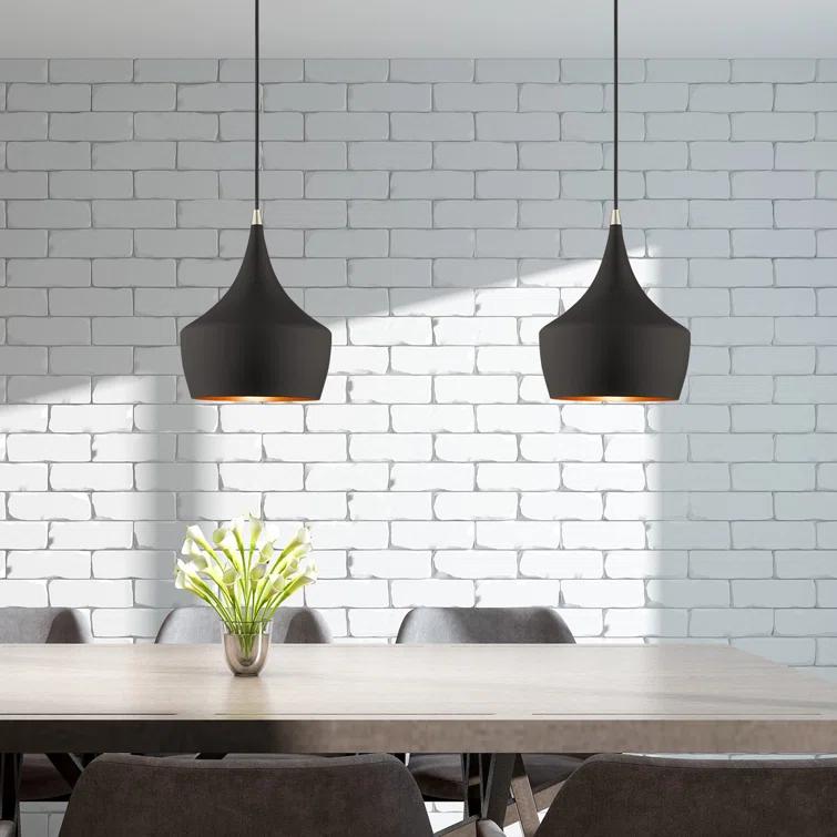 Schultz Single Light Metal Dimmable Pendant