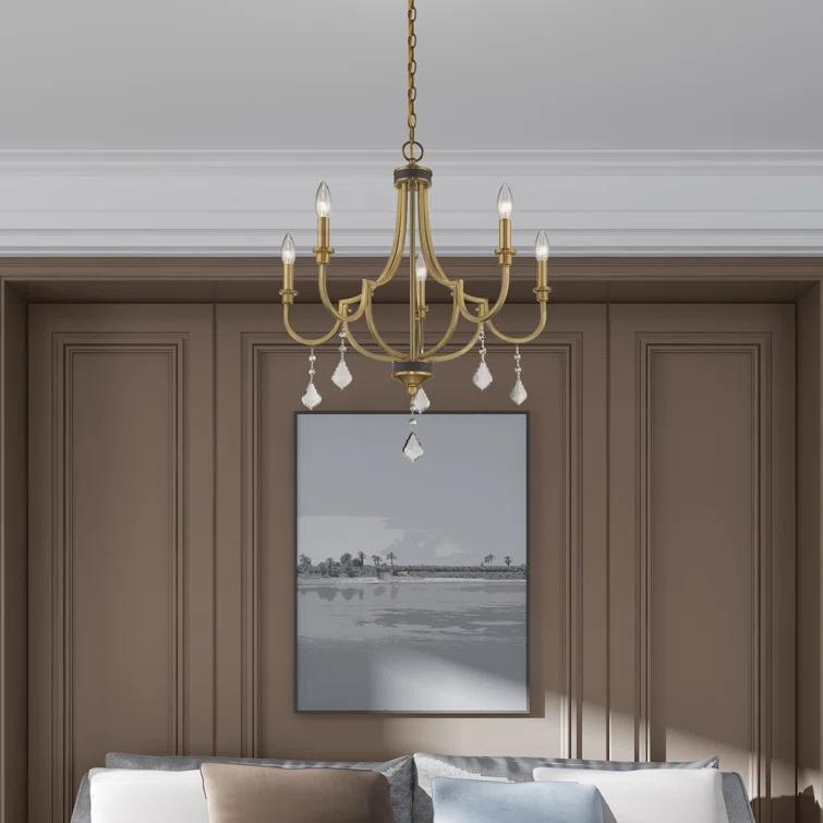 Dedric 5 - Light Dimmable Classic / Traditional Chandelier