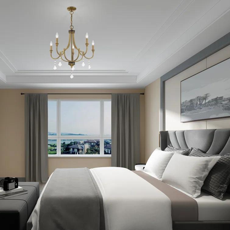 Dedric 5 - Light Dimmable Classic / Traditional Chandelier