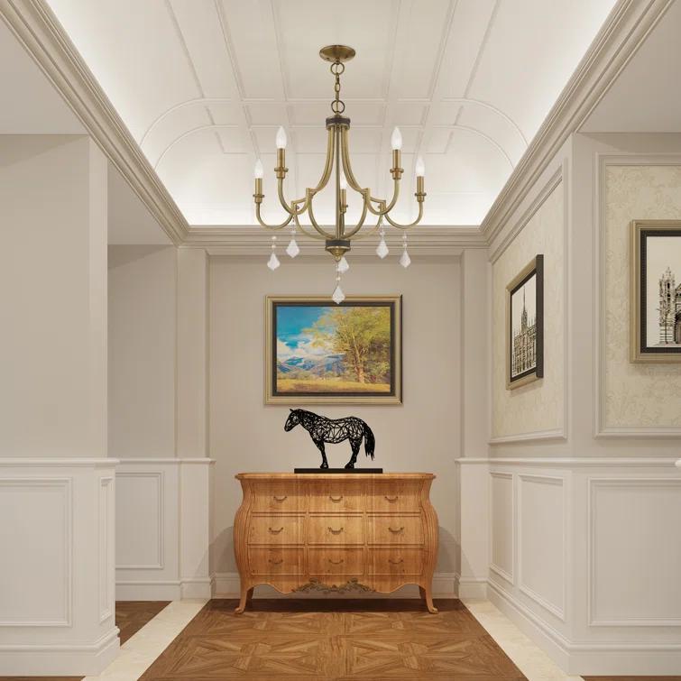 Dedric 5 - Light Dimmable Classic / Traditional Chandelier