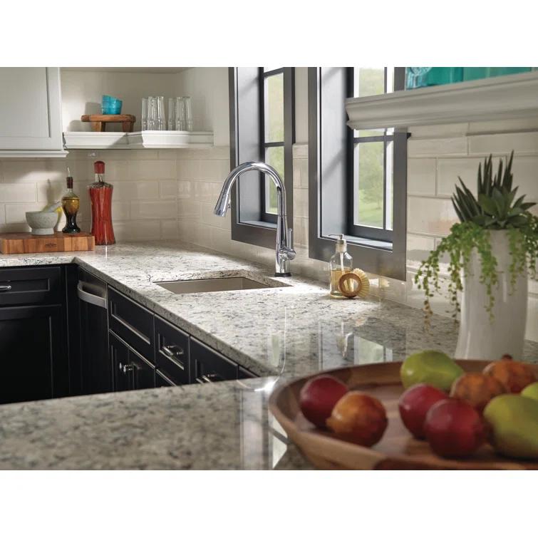 Essa Pull Down Single Handle Kitchen Faucet with MagnaTite Docking and Touch2O Technology