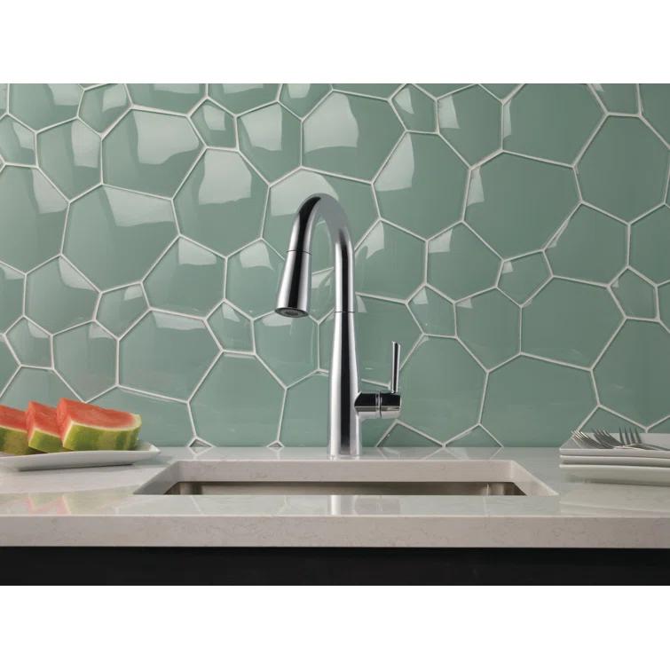 Essa Pull Down Sprayer Bar Faucet, Single Handle Prep Sink Faucet