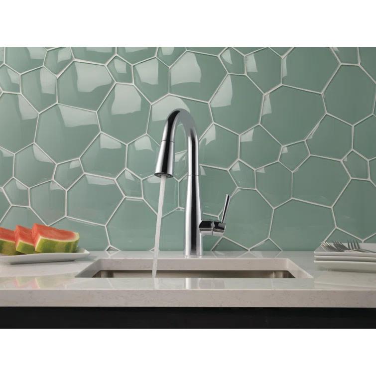 Essa Pull Down Sprayer Bar Faucet, Single Handle Prep Sink Faucet