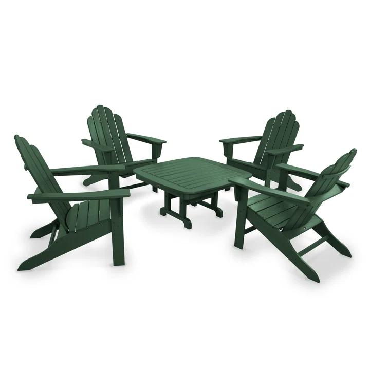 Long Island Adirondack 5-Piece Conversation Group