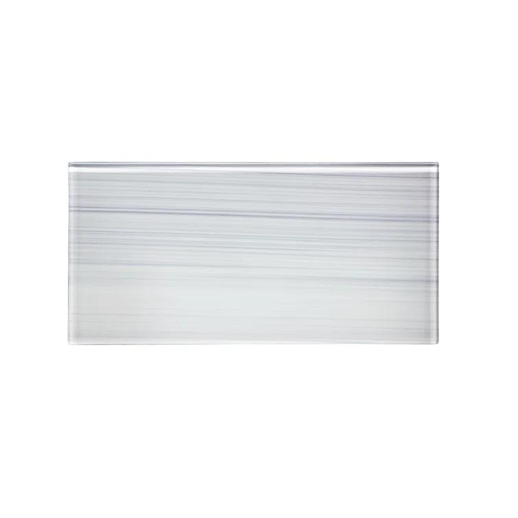 Hand Painted Series 3'' W x 6'' L Glass Peel and Stick Subway Tile