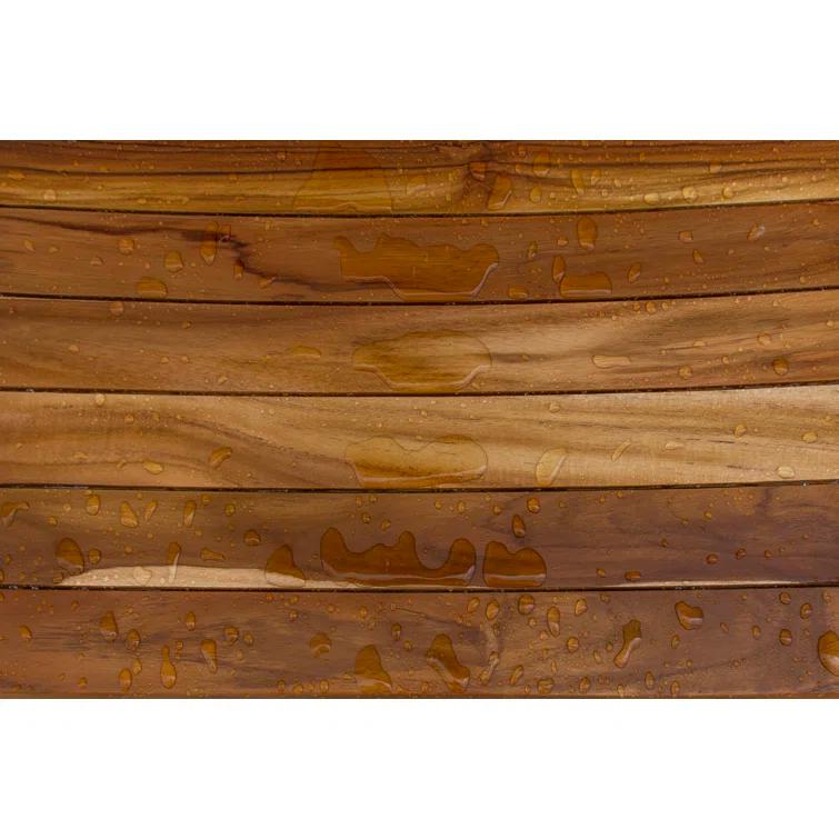 EcoDecors EarthyTeak - Serenity 24'' W Teak Shower Bench