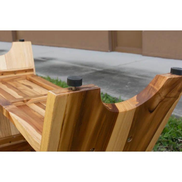 EcoDecors EarthyTeak - Serenity 24'' W Teak Shower Bench
