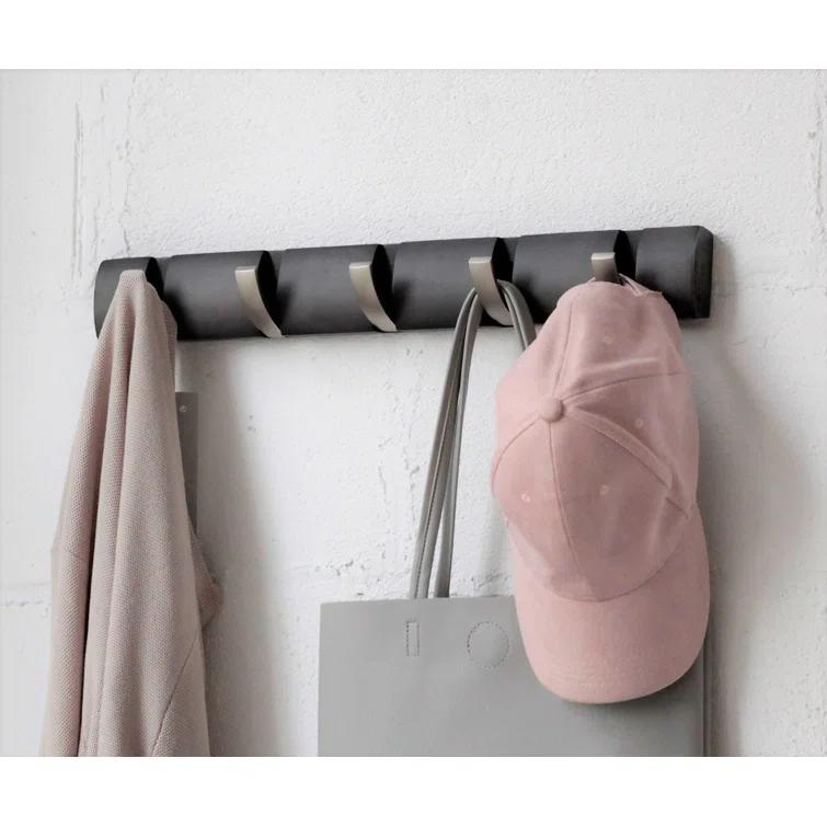 Flip 5 - Hook Solid Wood Coat Rack