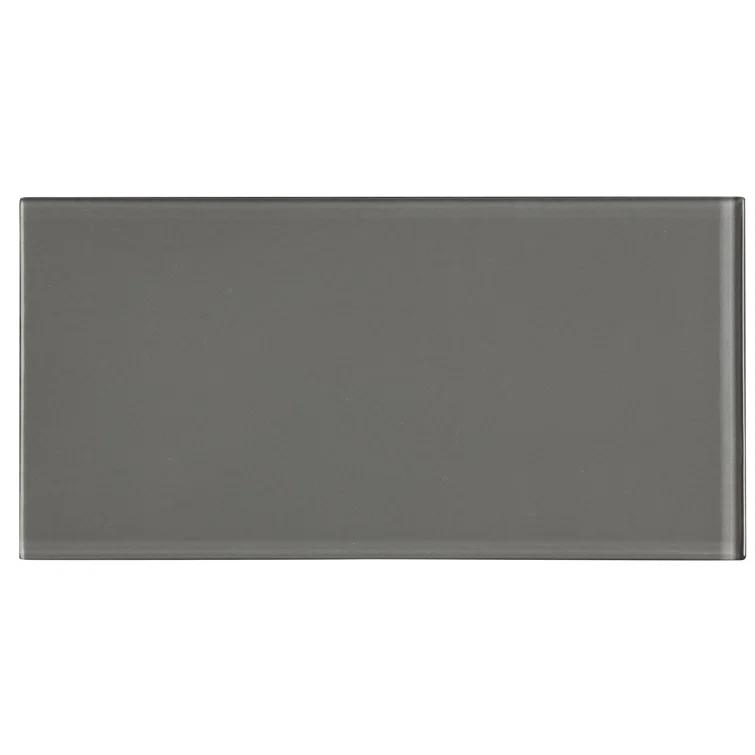 3'' W x 6'' L Glass Peel and Stick Subway Tile