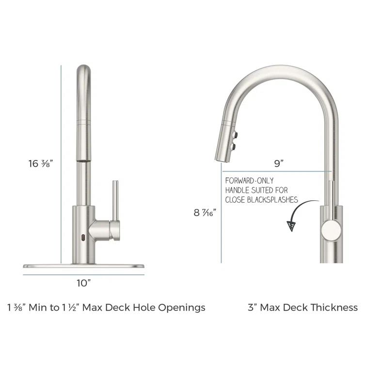 Stellen Pull Down Single Handle Kitchen Faucet
