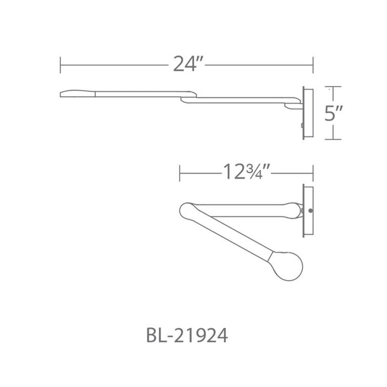Modern Forms Reflect Aluminum LED Swing Arm Sconce