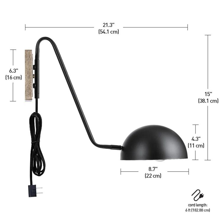 Loah Plug-in Wall Sconce