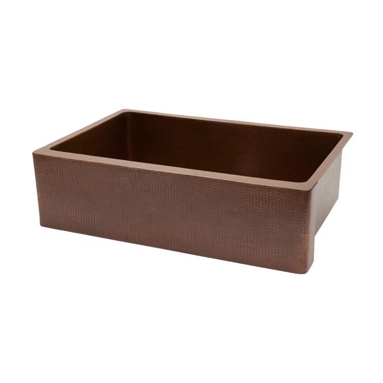 Premier Copper Products 33'' L Kitchen Sink KASB33229