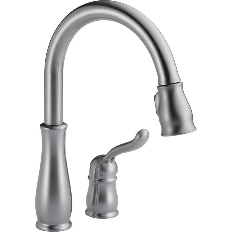Leland Pull Down Sprayer Kitchen Sink Faucet, Single Handle Kitchen Faucet