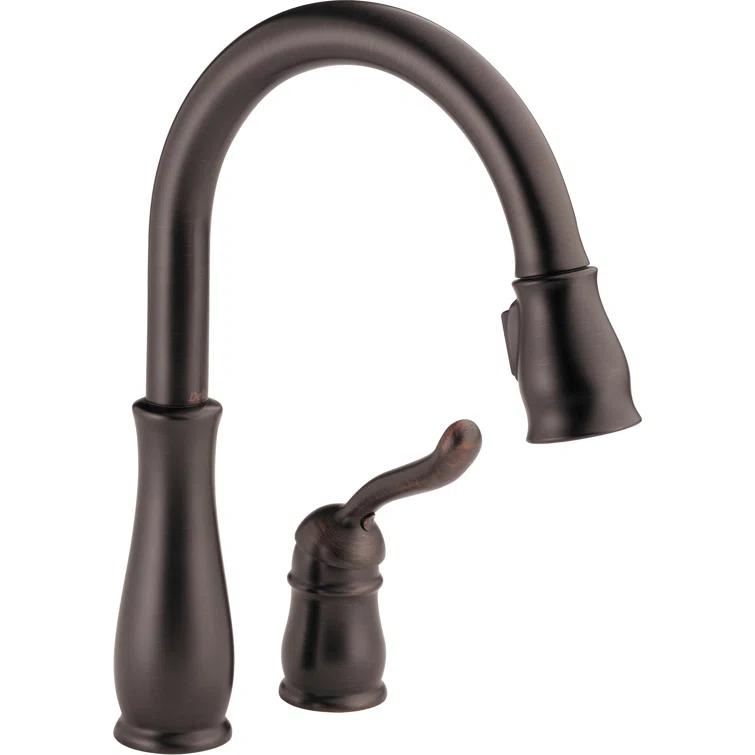 Leland Pull Down Sprayer Kitchen Sink Faucet, Single Handle Kitchen Faucet
