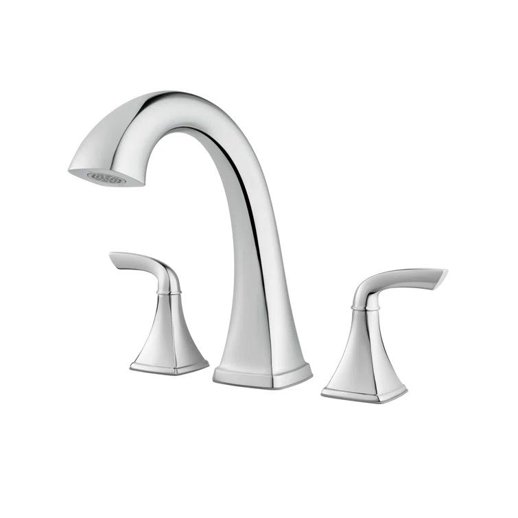 Bronson Double Handle Deck Mounted Roman Tub Faucet Trim