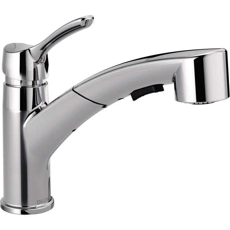 Collins Pull Out Sprayer Kitchen Sink Faucet, Single Handle Kitchen Faucet