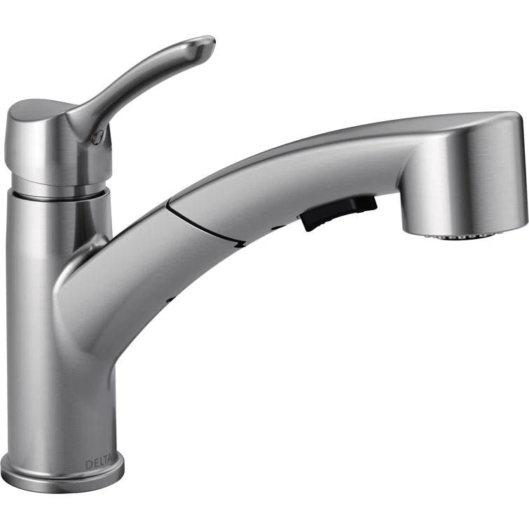 Collins Pull Out Sprayer Kitchen Sink Faucet, Single Handle Kitchen Faucet