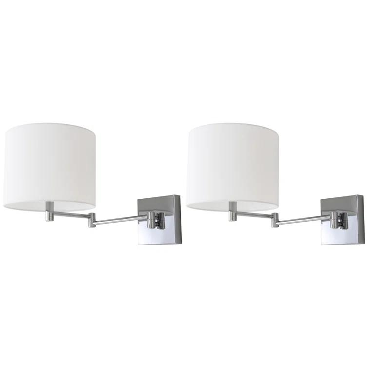 Lillian Wall Sconce (Set of 2) - LIT4408 - Chrome - Safavieh