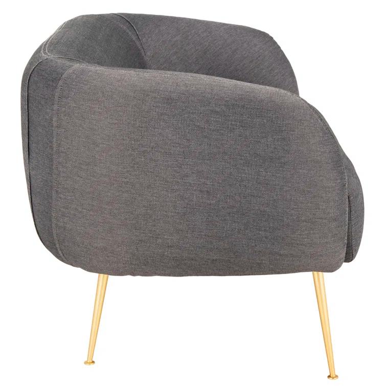 Safavieh  Couture High Line Collection Alena Stone Polyester Blend Loveseat
