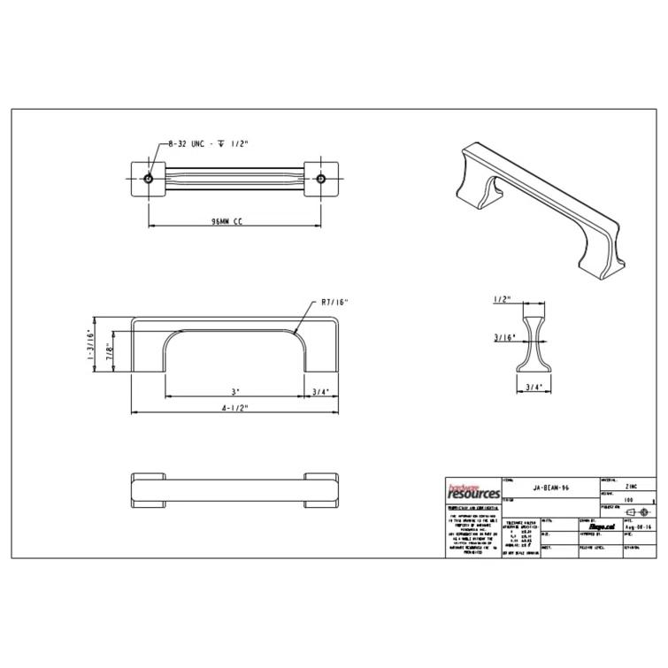 Sullivan Cabinet 5" Center to Center Bar Pull
