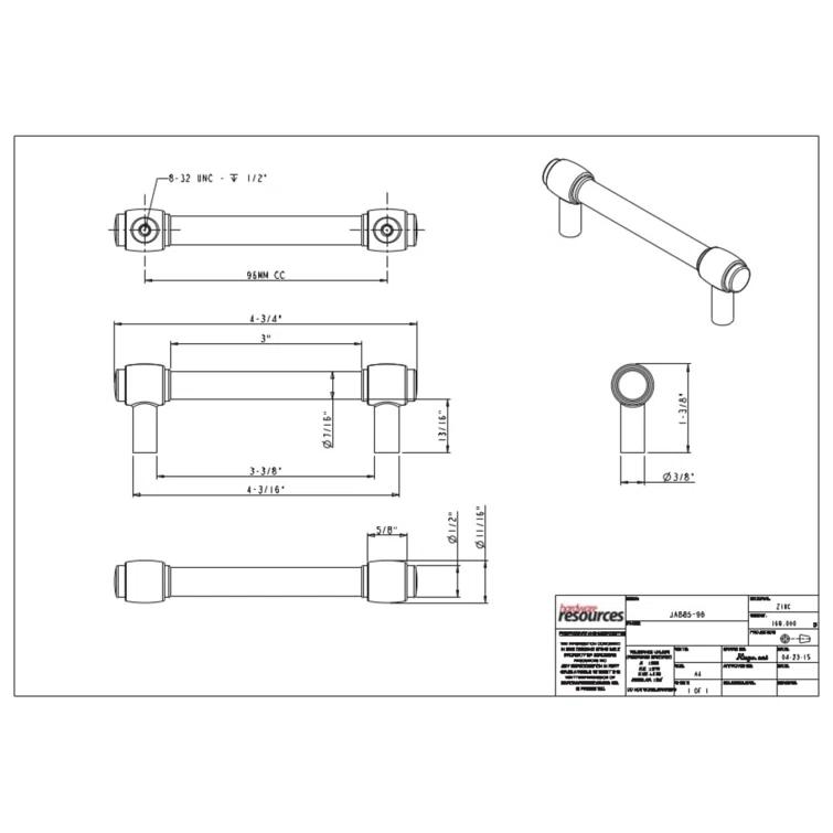 Jeffrey Alexander Hayworth Bar Pull