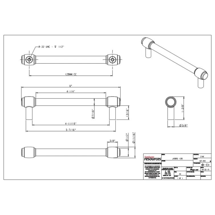 Jeffrey Alexander Hayworth Bar Pull