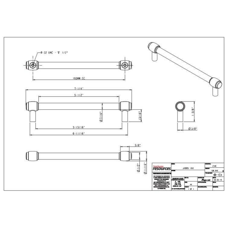 Jeffrey Alexander Hayworth Bar Pull