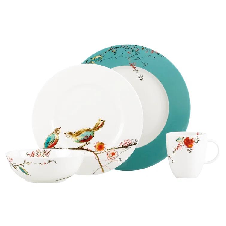 Lenox Lenox Chirp 4 Piece Bone China Place Setting Set, Service for 1