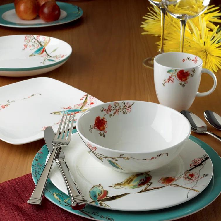 Lenox Lenox Chirp 4 Piece Bone China Place Setting Set, Service for 1