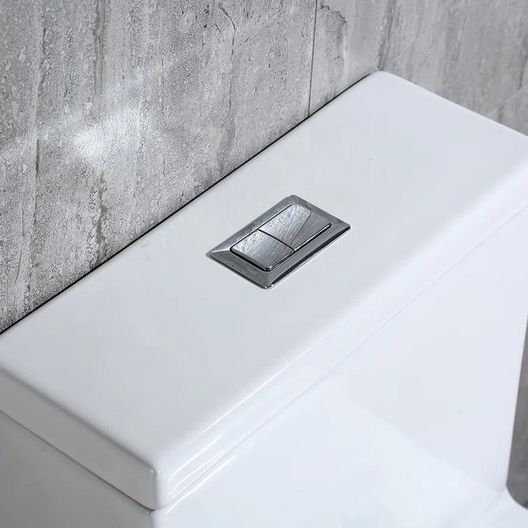 1.28 GPF Space Saving Round Compact One-Piece Toilet (Seat Included)