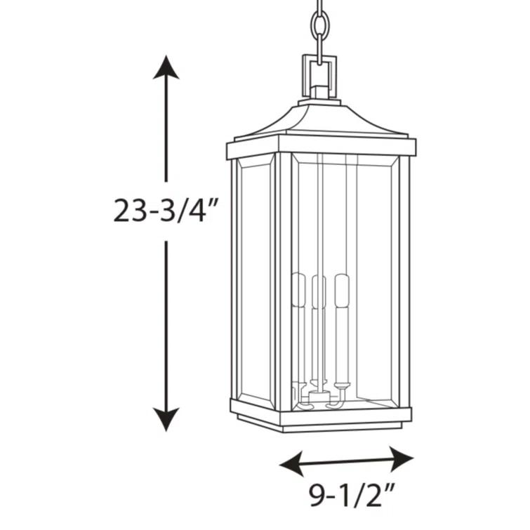 Husby 3 - Light Outdoor Hanging Lantern