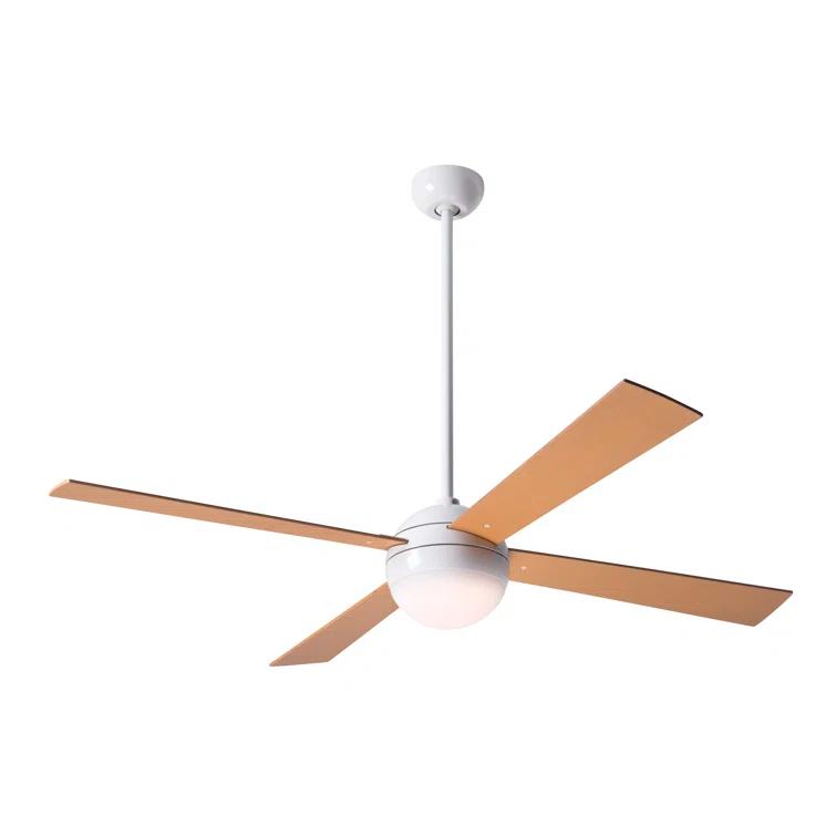 Ball 52'' 4 Blade Ceiling Fan with LED Light Kit