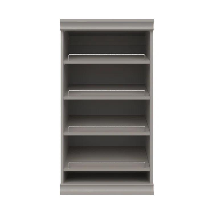 Modular Storage 21.38" W Shoe Shelf Unit with 4 Shelves