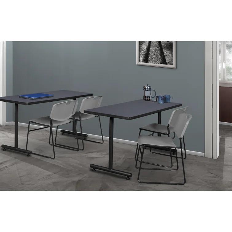 Regency Zeng Ultra Compact Metal Frame Armless Stackable Chair (Set of 50)