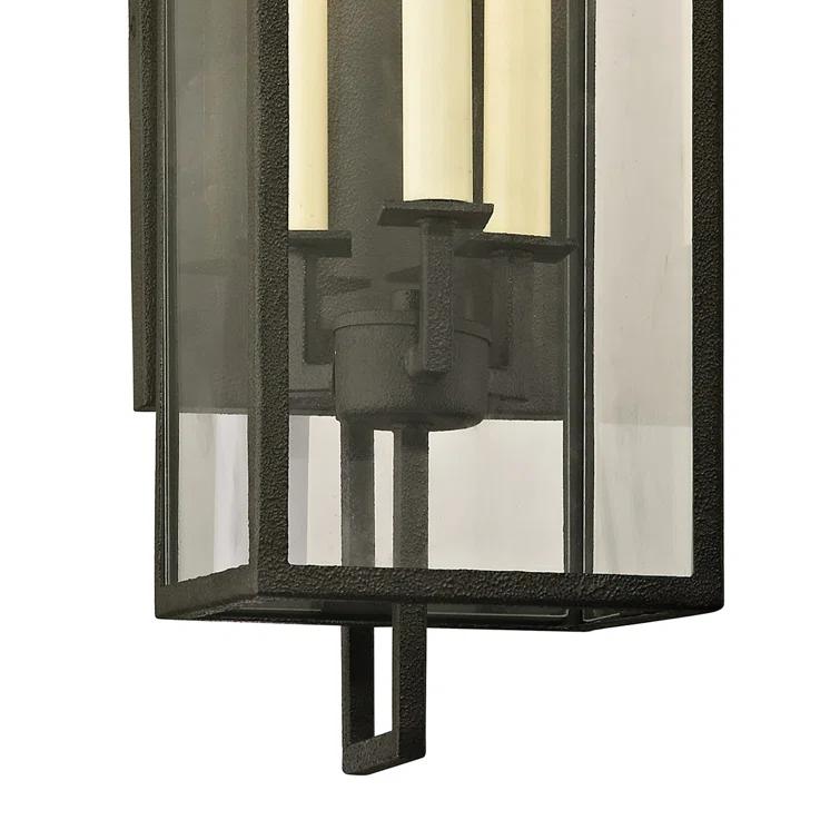 Judy Outdoor Sconce - Black / 21.5"H