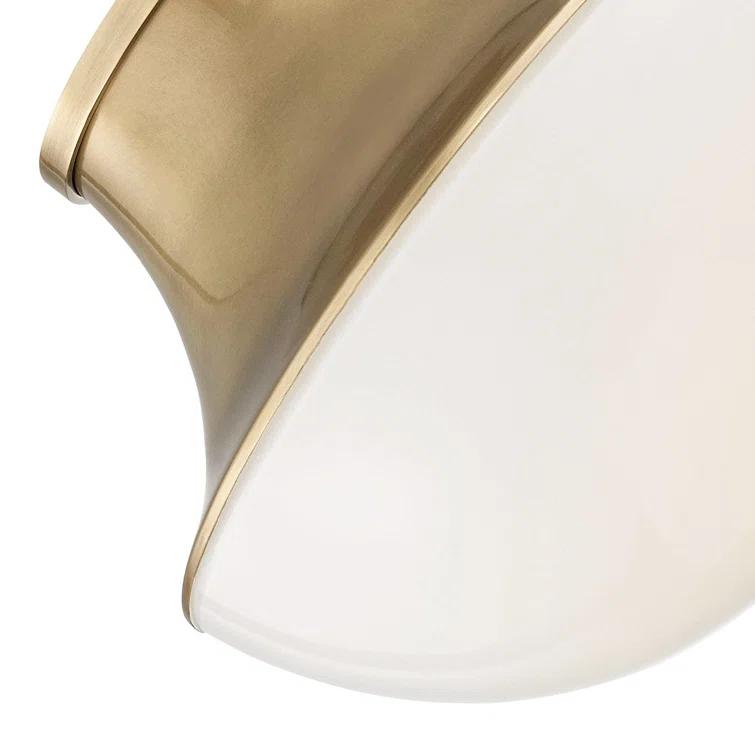 Alistair Single Light Glass Flush Mount