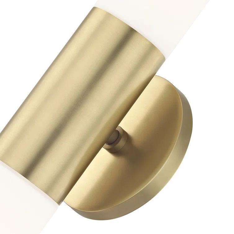 Mitzi Lola 2 - Light Wall Light in  Aged Brass Opal Matte Shade