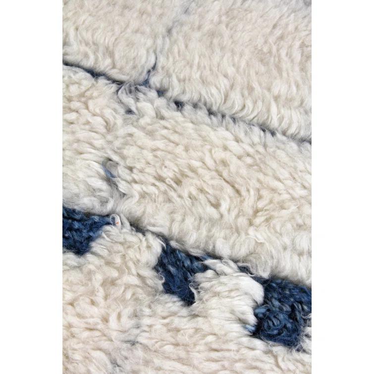 Moroccan Wool Geometric Rug