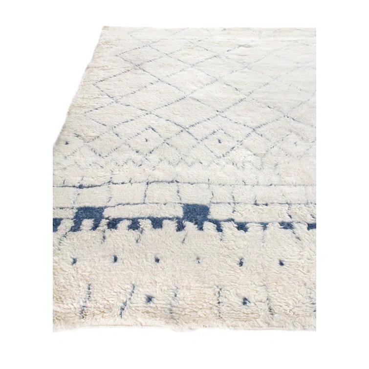 Moroccan Wool Geometric Rug