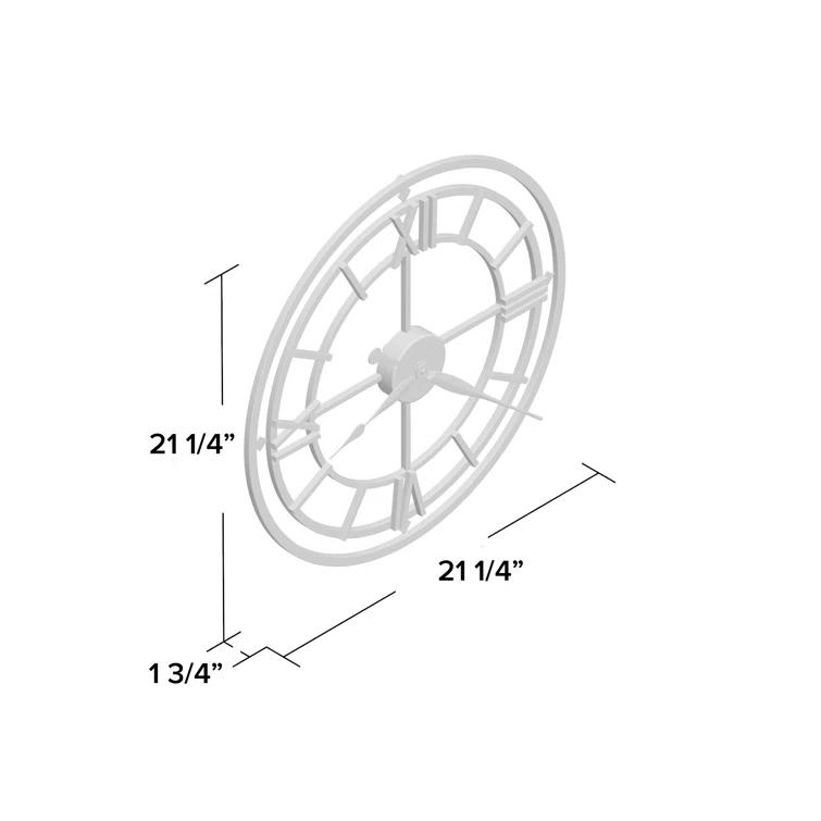 Howard Miller® Metal Wall Clock