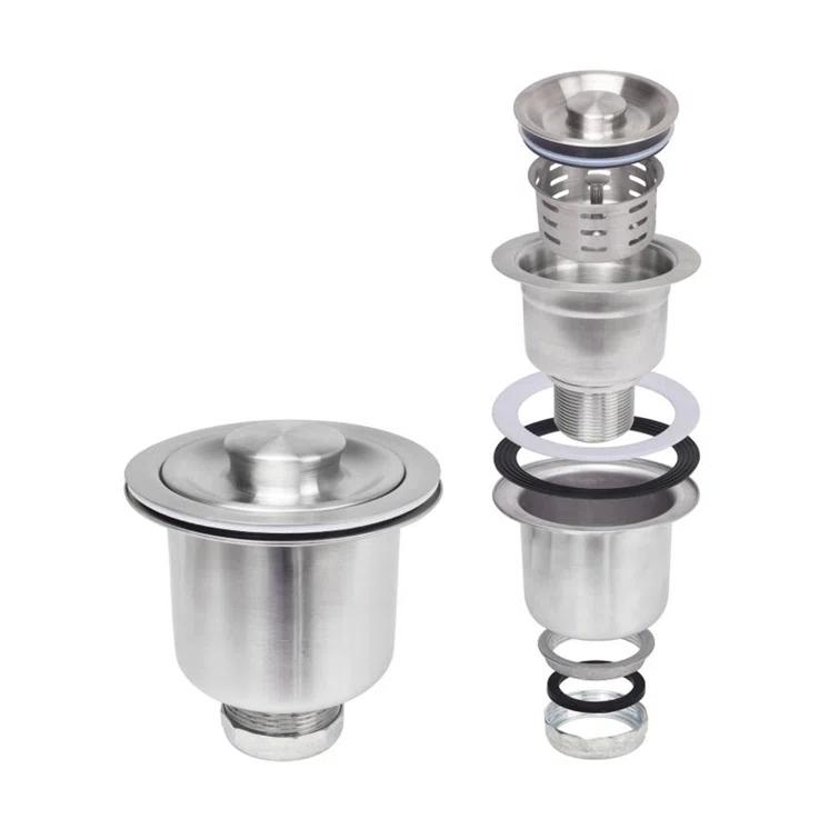 STYLISH 3.5 inch Kitchen Sink Deep Strainer with Removable Basket